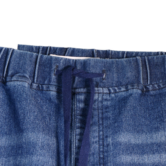 NWT Tinseltown Denim Jean Joggers Womens 3X Blue Drawstring - Picture 3 of 7